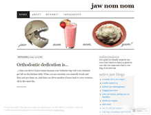 Tablet Screenshot of jawnomnom.wordpress.com