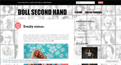 Desktop Screenshot of dollsecondhand.wordpress.com