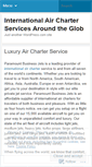 Mobile Screenshot of internationalaircharter2.wordpress.com