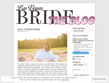 Tablet Screenshot of lasvegasbride.wordpress.com