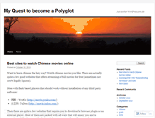 Tablet Screenshot of polyglotwonnabe.wordpress.com