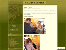 Tablet Screenshot of craftyclutter.wordpress.com