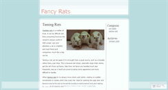 Desktop Screenshot of fancyrats.wordpress.com