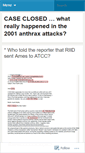 Mobile Screenshot of caseclosedbylewweinstein.wordpress.com