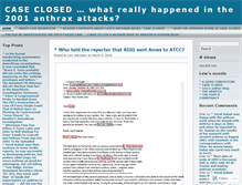 Tablet Screenshot of caseclosedbylewweinstein.wordpress.com