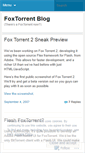 Mobile Screenshot of foxtorrent.wordpress.com