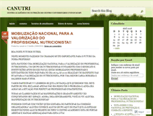 Tablet Screenshot of canutri.wordpress.com