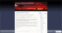 Desktop Screenshot of kerstindust.wordpress.com