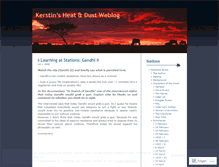 Tablet Screenshot of kerstindust.wordpress.com