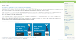 Desktop Screenshot of learningtoeat.wordpress.com