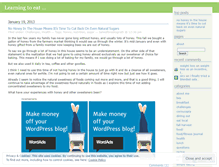 Tablet Screenshot of learningtoeat.wordpress.com