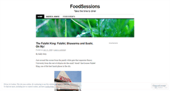 Desktop Screenshot of foodsessions.wordpress.com