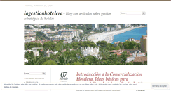 Desktop Screenshot of lagestionhotelera.wordpress.com