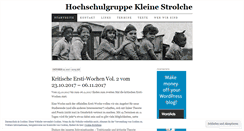 Desktop Screenshot of kleinestrolche.wordpress.com