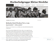 Tablet Screenshot of kleinestrolche.wordpress.com