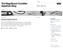 Tablet Screenshot of crumblieraquarium.wordpress.com