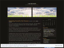 Tablet Screenshot of iamthelords.wordpress.com