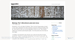 Desktop Screenshot of iggysden.wordpress.com