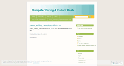 Desktop Screenshot of dumpsterdiving.wordpress.com