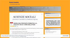 Desktop Screenshot of futuroinsieme.wordpress.com