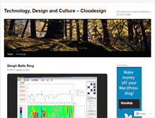 Tablet Screenshot of cloudesign.wordpress.com