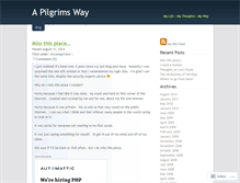 Tablet Screenshot of apilgrimsway.wordpress.com