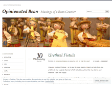 Tablet Screenshot of opinionatedbean.wordpress.com