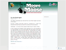 Tablet Screenshot of mooreonthemoose.wordpress.com