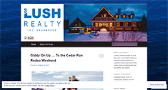 Desktop Screenshot of lushrealty.wordpress.com