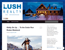 Tablet Screenshot of lushrealty.wordpress.com