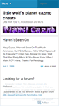 Mobile Screenshot of littlewolfpc.wordpress.com