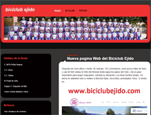Tablet Screenshot of biciclubejido.wordpress.com