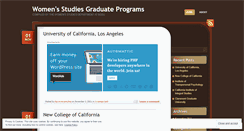 Desktop Screenshot of bgwomensstudiesgradschoolguide.wordpress.com