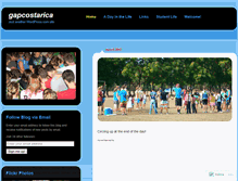 Tablet Screenshot of gapcostarica.wordpress.com