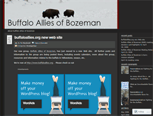 Tablet Screenshot of bozemanactivist.wordpress.com