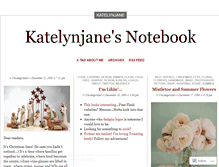 Tablet Screenshot of katelynjane.wordpress.com