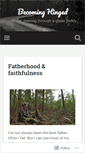 Mobile Screenshot of becominghinged.wordpress.com