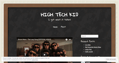 Desktop Screenshot of hightechkid.wordpress.com