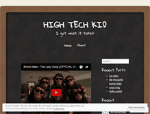 Tablet Screenshot of hightechkid.wordpress.com