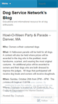 Mobile Screenshot of dogservicenet.wordpress.com