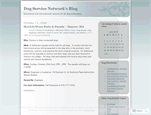 Tablet Screenshot of dogservicenet.wordpress.com