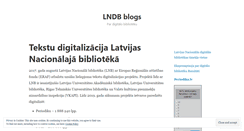 Desktop Screenshot of lndb.wordpress.com