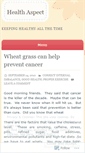 Mobile Screenshot of healthaspect.wordpress.com