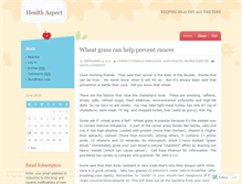 Tablet Screenshot of healthaspect.wordpress.com