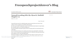 Desktop Screenshot of freespeechprojectdenver.wordpress.com