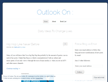 Tablet Screenshot of outlookon.wordpress.com