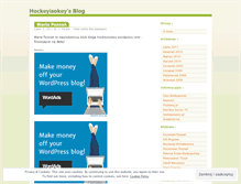 Tablet Screenshot of hockeyisokey.wordpress.com