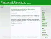 Tablet Screenshot of mouvementdiamalye.wordpress.com