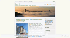 Desktop Screenshot of lostsf.wordpress.com