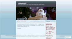 Desktop Screenshot of guide4wedding.wordpress.com
